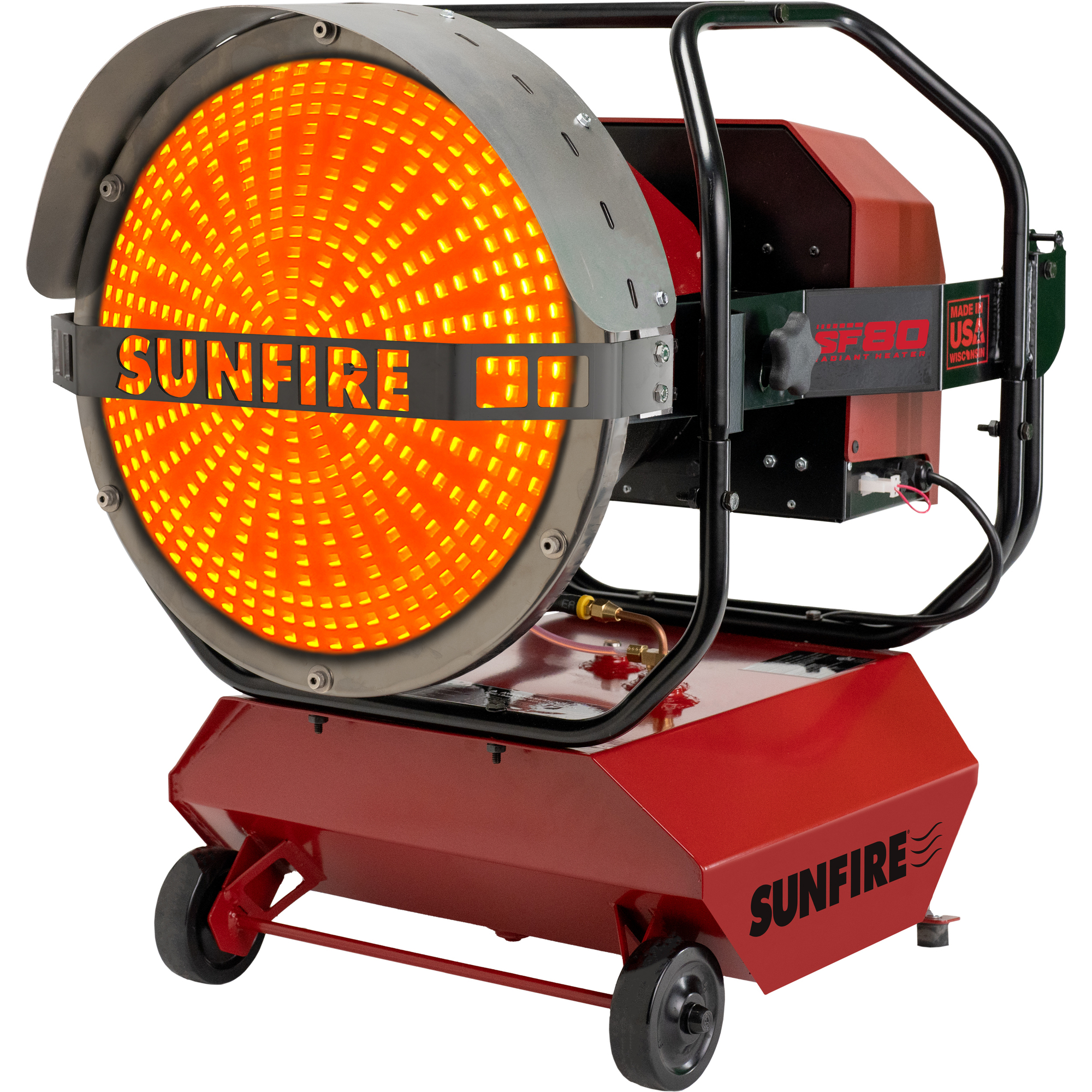 Sunfire, Portable Radiant Heater, Dual Fuel, Fuel Type Kerosene and